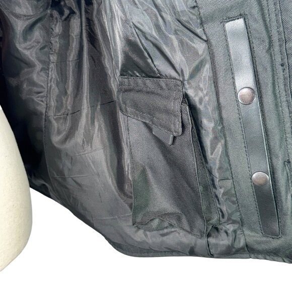 MIKWAUKEE LEATHER Diamond Black Motorcycle Vest Performance Apparel Unis… - Picture 10 of 12